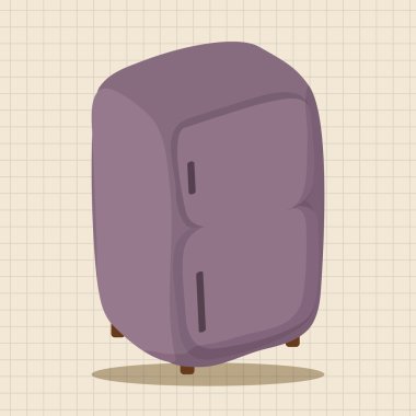 Ev aletleri Tema buzdolabı öğeleri simge öğesi