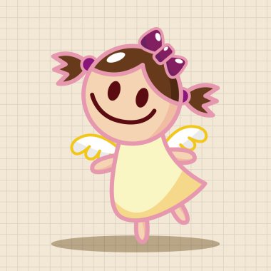 Angel Tema öğeleri vektör, eps simgesi öğesi