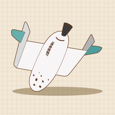 Uzay gemisi Tema öğeleri vektör, eps simgesi öğesi