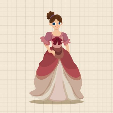 Ortaçağ karakter karikatür Tema öğeleri simge öğesi