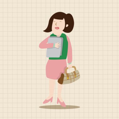 Ofis çalışanları Tema öğeleri simge öğesi