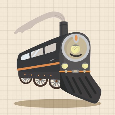 ulaşım tren Tema öğeleri vektör, eps simgesi öğesi
