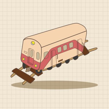 ulaşım tren Tema öğeleri vektör, eps simgesi öğesi