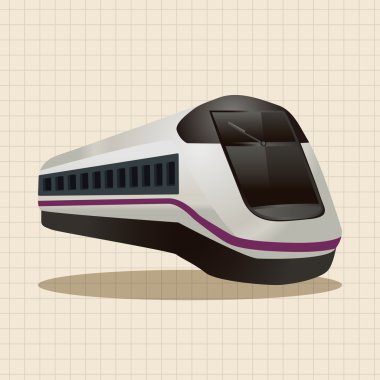 ulaşım tren Tema öğeleri simge öğesi