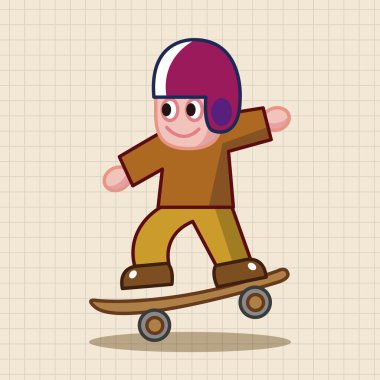 Aşırı spor tema öğeleri simge öğesi