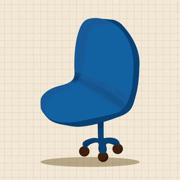 Muebles tema silla sofá elementos vector, eps icono elemento — Vector de stock