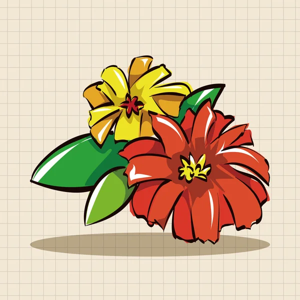 องค์ประกอบของธีมดอกไม้ เวกเตอร์, eps องค์ประกอบไอคอน — ภาพเวกเตอร์สต็อก