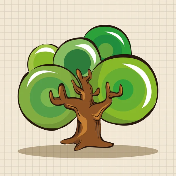 Tree theme elements vector,eps icon element — Stock Vector