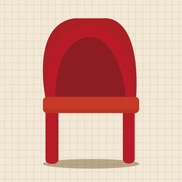 Meble tematu fotel kanapa elementy wektor, element ikona eps — Wektor stockowy