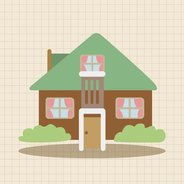 Edificio de la casa elementos temáticos, eps elemento icono — Vector de stock