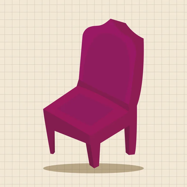 Mobilya Tema koltuk kanepe öğeleri vektör, eps simgesi öğesi — Stok Vektör