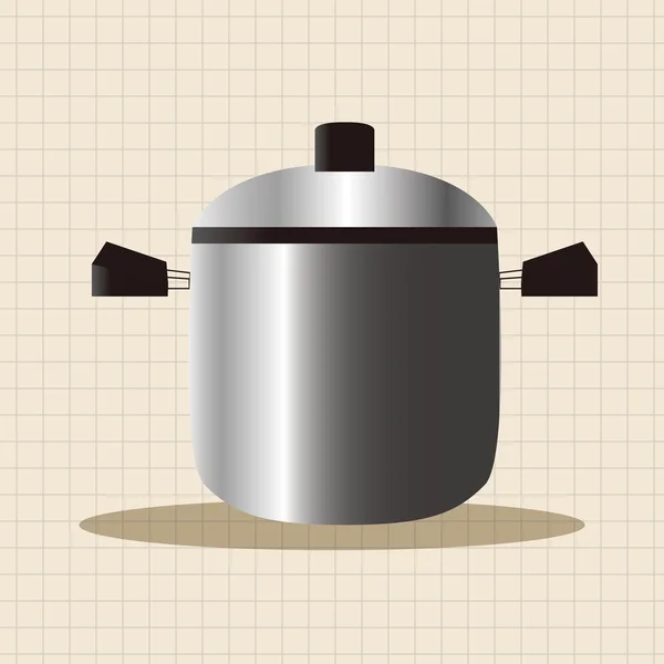 Utensilios de cocina arroz cocina tema elementos vector, eps icono elemento — Archivo Imágenes Vectoriales