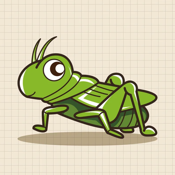 Bug cartoon elementen pictogram element — Stockvector