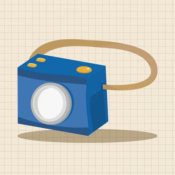 Camera theme elements vector,eps icon element — Stock Vector