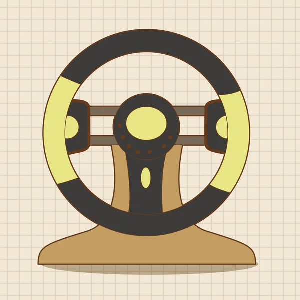 Вектор элементов темы колеса гонок, иконка eps — стоковый вектор