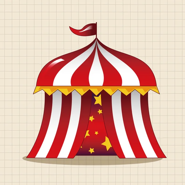 Circus tent theme elements vector,eps icon element — Stock Vector