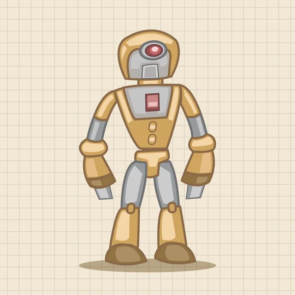 Roboter Thema Elemente Vektor, eps Symbol Element — Stockvektor