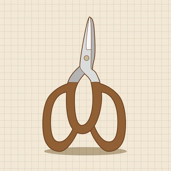 剪刀工具图标元素 — 图库矢量图片