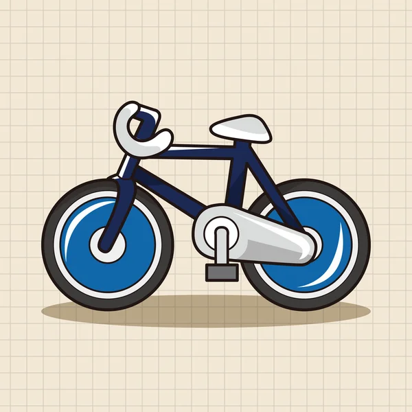 Transporte bicicleta tema elementos vetor, eps ícone elemento — Vetor de Stock