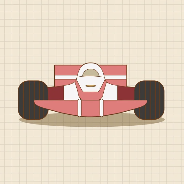 Éléments de thème de voiture de course vecteur, eps élément icône — Image vectorielle