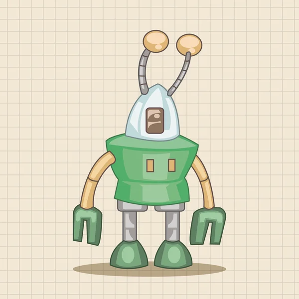 Robot tema elementos vector, eps icono elemento — Archivo Imágenes Vectoriales