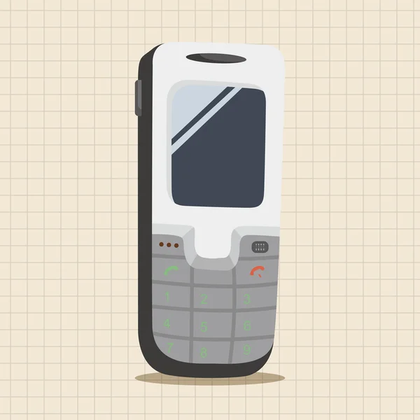 Vector de elementos de tema de teléfono celular, elemento icono eps — Vector de stock