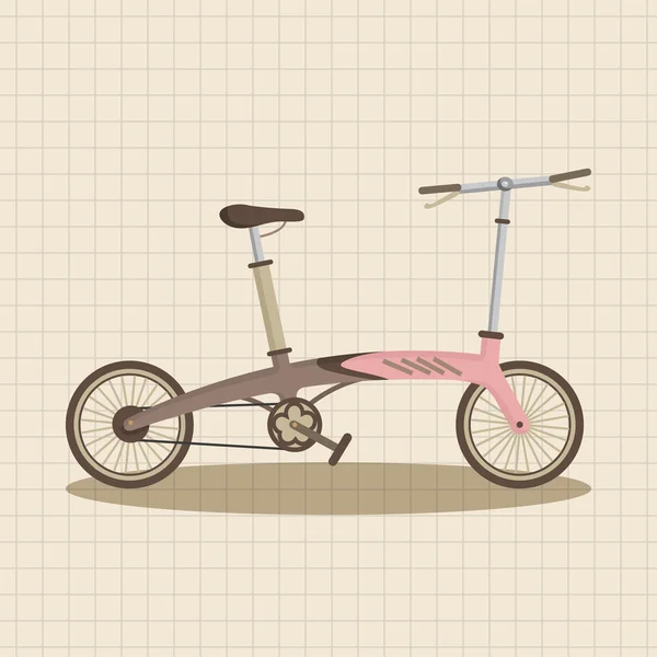 Transporte bicicleta tema elementos vector, eps icono elemento — Archivo Imágenes Vectoriales