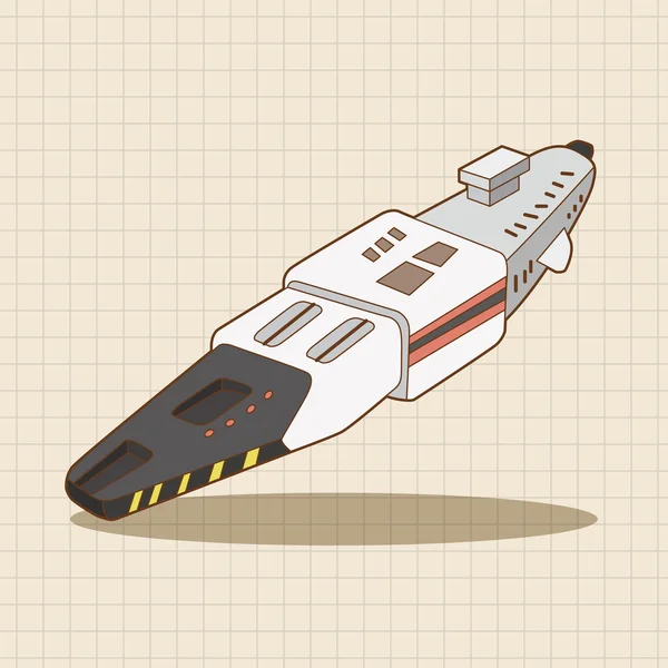 Kosmická loď téma prvky vektoru, eps ikonu prvku — Stockový vektor