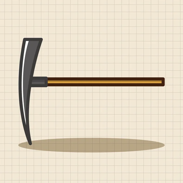 Элемент иконок элементов садоводческой лопаты — стоковый вектор