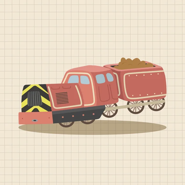 Elementi di trasporto treno tema vettore, eps elemento icona — Vettoriale Stock