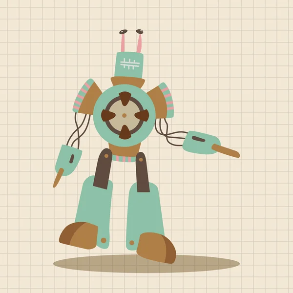 Robot tema elementos vector, eps icono elemento — Archivo Imágenes Vectoriales