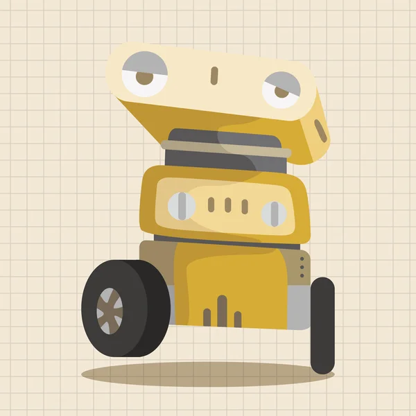 Robot tema elementos vector, eps icono elemento — Vector de stock