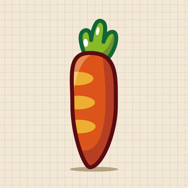 Elementos de tema verduras y frutas icono elemento — Vector de stock