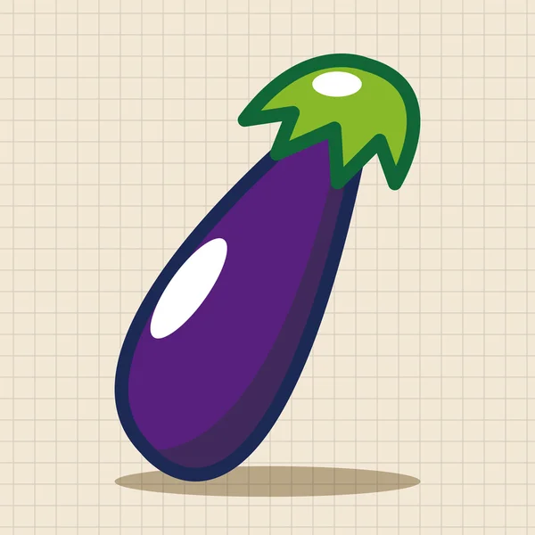 Groenten en fruit thema elementen pictogram element — Stockvector