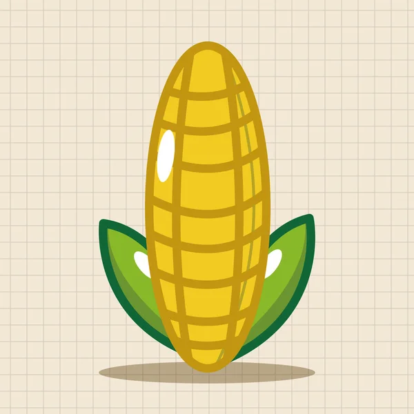 Groenten en fruit thema elementen pictogram element — Stockvector