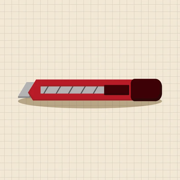 Utility knife theme elements icon element — Stock Vector
