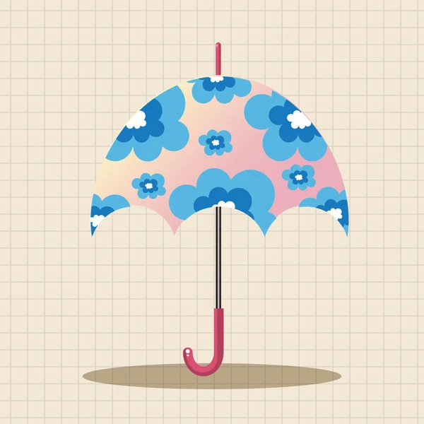Umbrella theme elements vector,eps icon element — Stock Vector