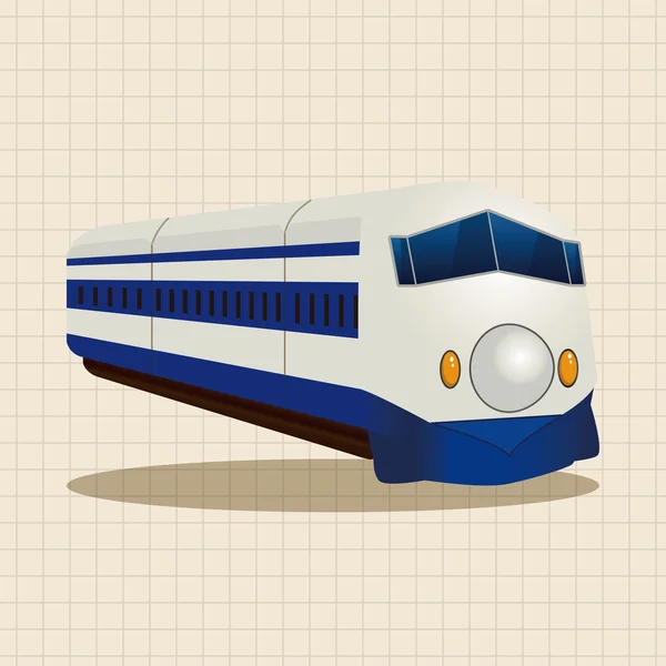 Transporte tren tema elementos icono elemento — Vector de stock