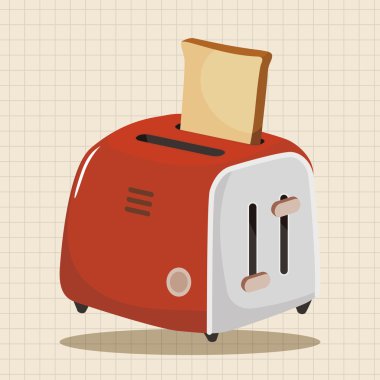 Ev aletleri Tema fırın öğeleri simge öğesi