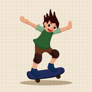 Aşırı spor tema öğeleri simge öğesi