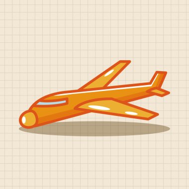 ulaşım uçak Tema öğeleri simge öğesi