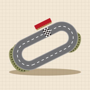 F1 yarış Tema öğeleri simge öğesi