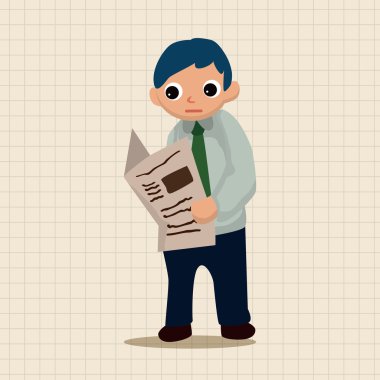 Ofis çalışanları Tema öğeleri simge öğesi