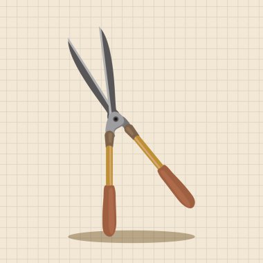 Bahçe makası Tema öğeleri simge öğesi