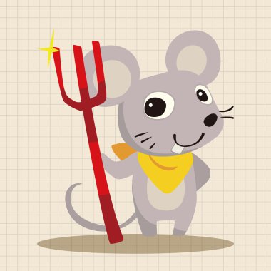 hayvan fare çizgi film Tema öğeleri simge öğesi