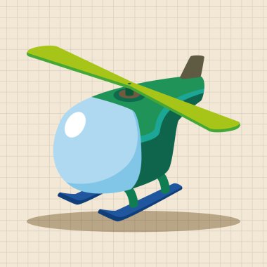 Nakliye helikopter Tema öğeleri simge öğesi