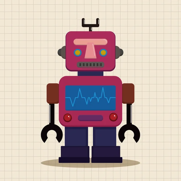 Robot thema elementen pictogram element — Stockvector