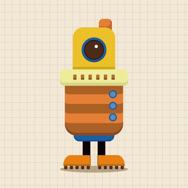 Robot tema elementos icono elemento — Archivo Imágenes Vectoriales