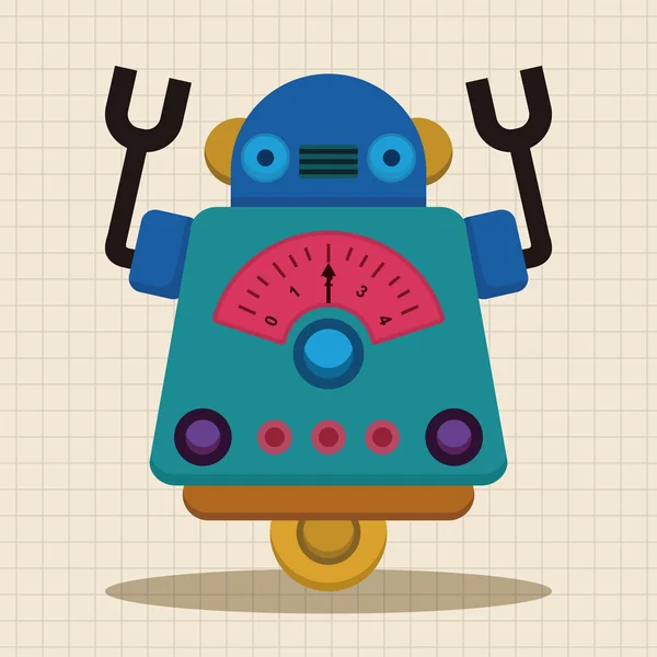 Robot tema elementos icono elemento — Vector de stock