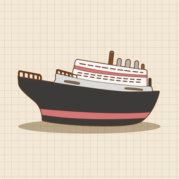 交通船主题元素矢量、 eps 图标元素 — 图库矢量图片